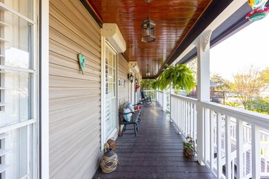 View of front porch.