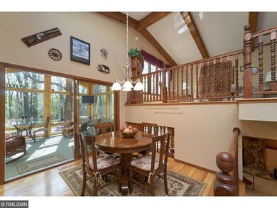 Open, spacious and inviting ...  with views of the