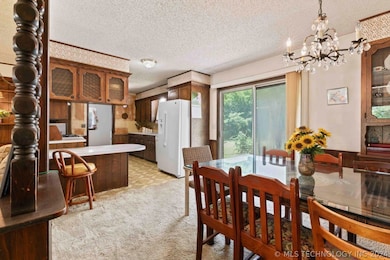 dining room and kitchen from living room