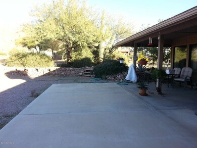 Backyard patio