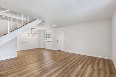 Elegant LVP flooring enhances the entire first flo