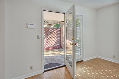 The entry has a low threshold for easy access.