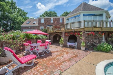Patio and pool area