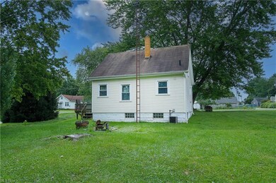 Rearview of the home.