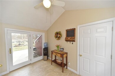 Mudroom with garage access
