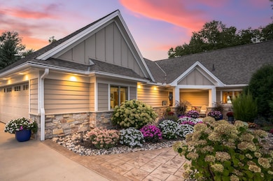 Even before entering, the home’s beautiful landscaping will captivate you.