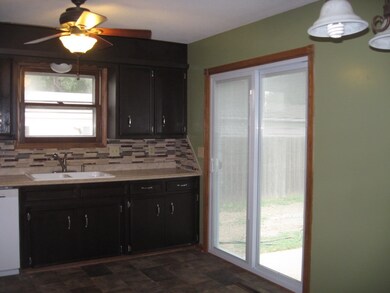 New sliding glass door with built in blinds!