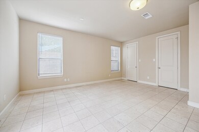 An additional view of the first-floor bedroom/stud