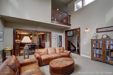 Dramatic two-story great room