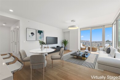 Virtually Staged Living Room (Enhanced)