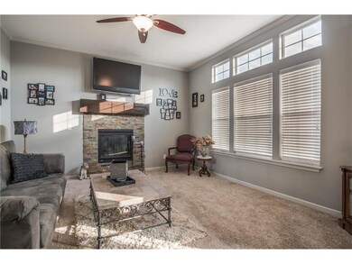 Beautiful light great room with fireplace & gorgeo