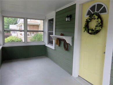 Enclosed front porch