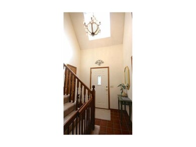 Tiled Entry with Skylight