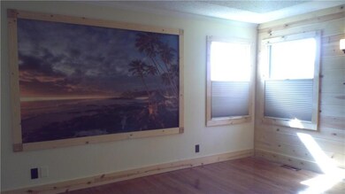 master bedroom with up-down blinds