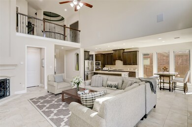 Another view of the open living area from the prim