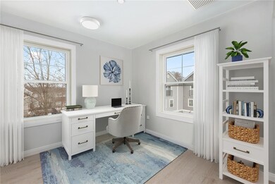 2nd Bedroom Virtually Staged end unit.