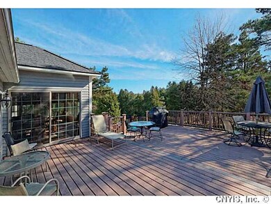 Deck. Incredible two tiered deck located just of t