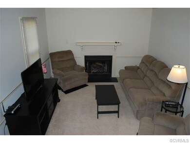 Family room with gas fireplace with remote control