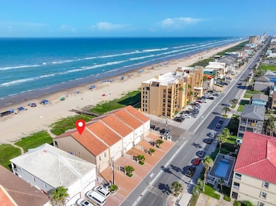 Aerial view of unending shoreline