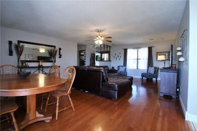 Interior view of Dining Area leading into the LR.
