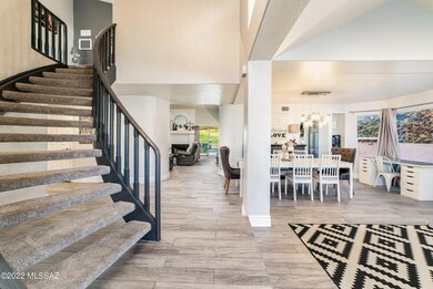 Stairwell & Living Area