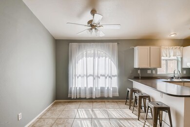 Bright and open eat in kitchen