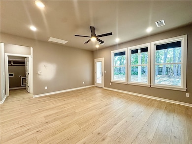 The space is designed for relaxed living and enter