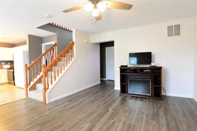 Family room looking towards the front door