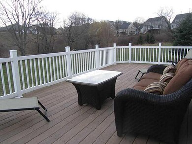 Patio/Deck. Large no maintenance deck and railing 