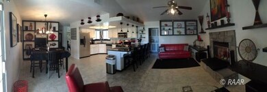 Great room...kitchen...dining