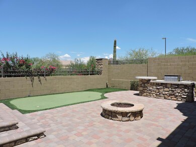 Firepit and Putting Green