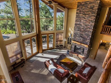 living room from loft