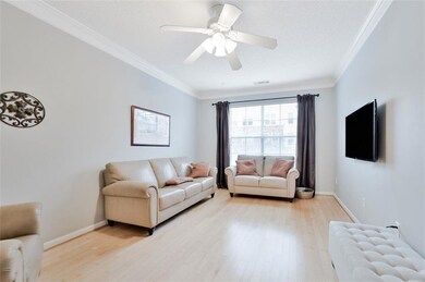 Blonde hardwood open concept living area