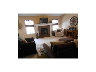 Open Living Room with vaulted Ceiling