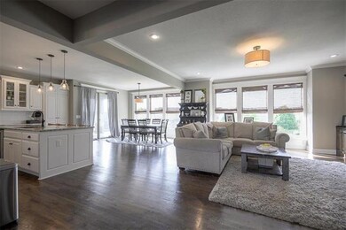 Great Room opens into the Breakfast Room and Kitch