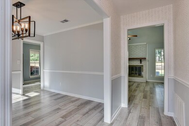 Foyer to Dining and Living