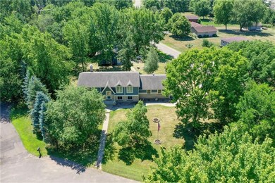 This home sits on a .66 acre lot with mature trees