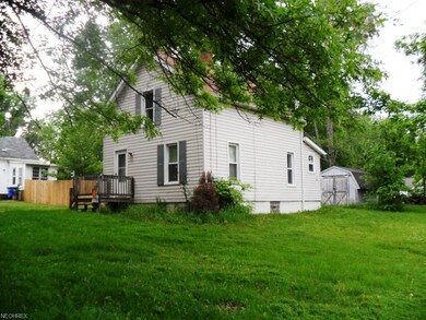Side view of house from the right.