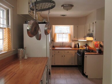 View of Kitchen from Playroom.
