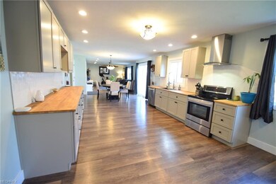 Amazing updated eat-in kitchen (2017) - fully open to the family room.