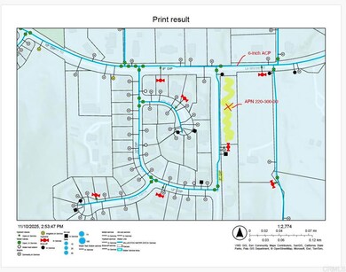 Vallecitos Water Main Map