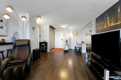 Living room facing foyer