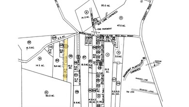 Highlighed Acres Raster Map