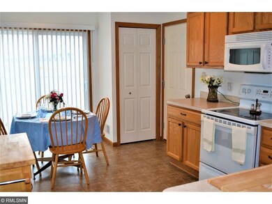 Large eat in kitchen walks out to the private pati