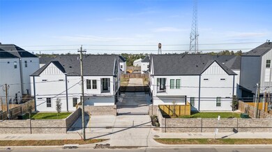 This home - on the left - is one of the 2 front on