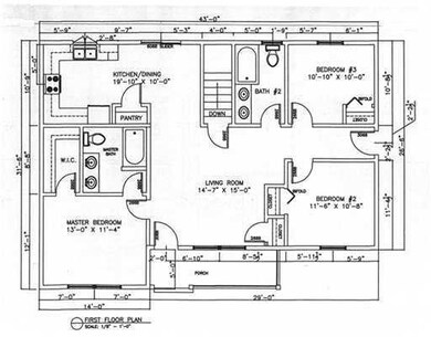 1st Floor Plan.