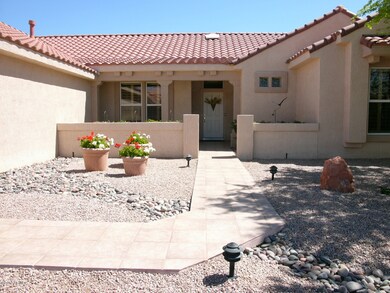 Tiled Entry to Courtyard