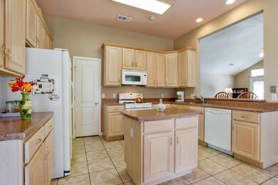 Bright open kitchen with island