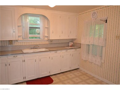 Sunny Kitchen views of the huge back yard