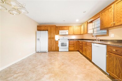 Eat-in Kitchen with abundance of cabinets and all 